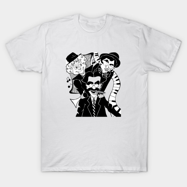 MARX BROTHERS FAN ART T-Shirt by cartoonistguy